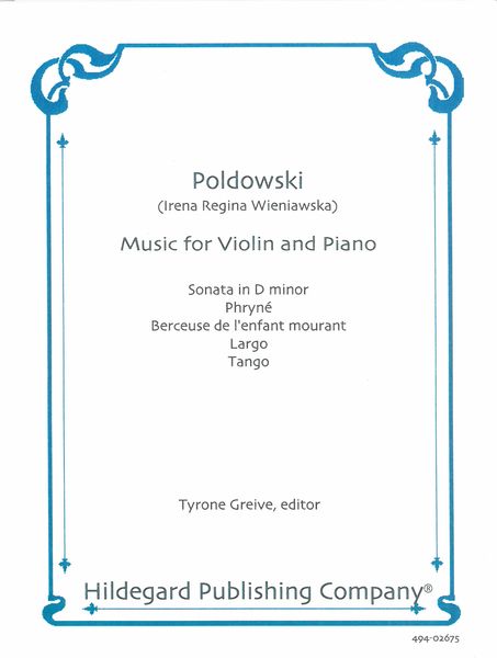 Music For Violin and Piano / edited by Tyrone Greive.