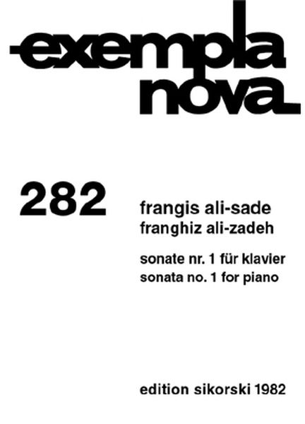 Sonata No. 1 : For Piano (1970).