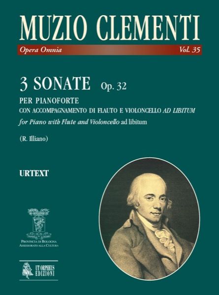 3 Sonatas, Op. 32 : Per Pianoforte Con Accompagnamento Di Flauto E Violoncello Ad Libitum.