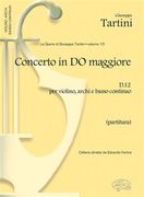 Concerto In Do Maggiore (D.12) : Per Violino, Archi E Continuo.