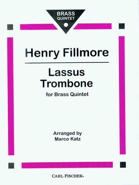 Miss Trombone : For Brass Quintet / arr. by Marco Katz.