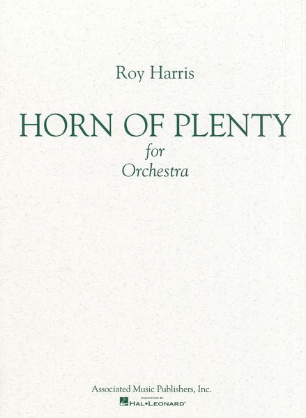 Horn Of Plenty : For Orchestra.