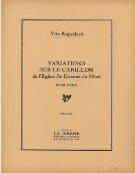 Sechs Variations Sur le Carillon De l'Eglise Saint-Etienne De Mort, Op. 16 : Pour Piano.