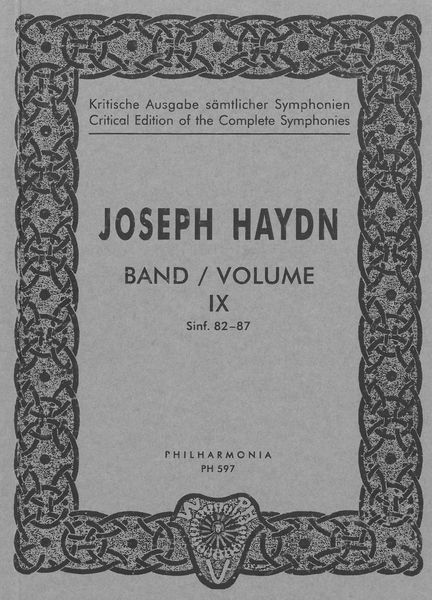 Complete Symphonies, Vol. 9 : Nos. 82-87.