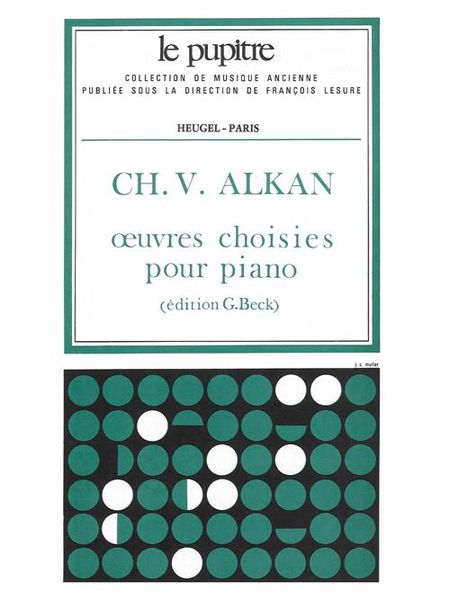 Oeuvres Choisies Pour Piano / edited by Georges Beck.