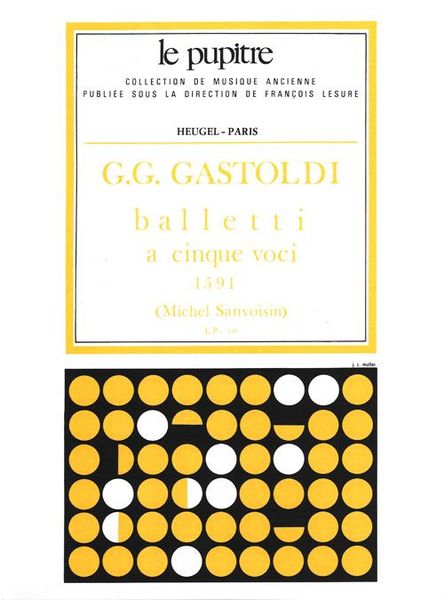 Balletti A Cinque Voci (1591) / edited by Michel Sanvoisin.