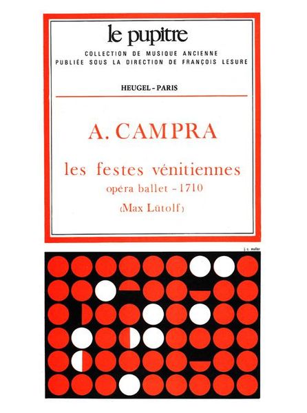 Fetes Venitiennes / edited by Max Lütolf.