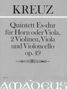 Quintett In Es-Dur : Für Horn Oder Viola, 2 Violen, Viola und Violoncello, Op. 49.