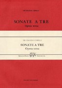 Sonate A Tre : Per Due Violini E Violone O Arcileuto, Col Basso Per l'Organo, Opera Terza.