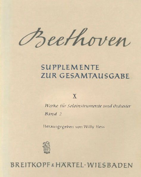 Werke Für Soloinstrumente und Orchester, Vol. 2.
