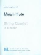 String Quartet In E Minor (1947).