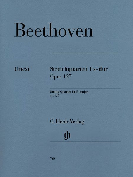 String Quartet In E Flat Major, Op. 127 / edited by Emil Platen.