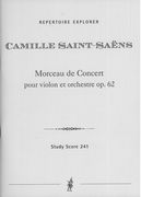 Morceau De Concert : Pour Violon Et Orchestre, Op. 62.