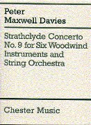Strathclyde Concerto No. 9 : For Six Woodwind Instruments and String Orchestra.