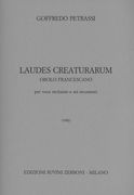 Laudes Creaturarum - Obolo Francescano : Per Voce Recitante E Sei Strumenti (1982).