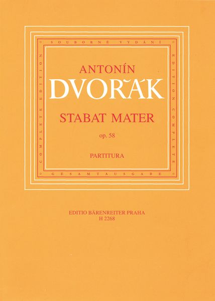 Stabat Mater, Op. 58 : Solo For Choir and Orchestra.