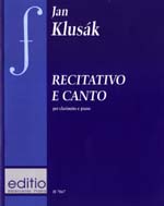 Recitativo E Canto : Per Clarinetto E Piano (2001).