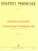Concerto Per Trombone Alto : Ausgabe Für Tenorposaune und Klavier (Orgel) / Ed. Klaus Winkler.