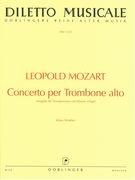 Concerto Per Trombone Alto : Ausgabe Für Tenorposaune und Klavier (Orgel) / Ed. Klaus Winkler.