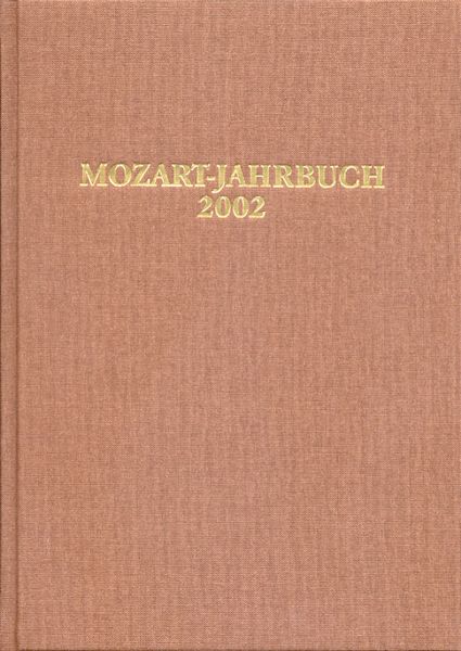 Mozart-Jahrbuch 2002.