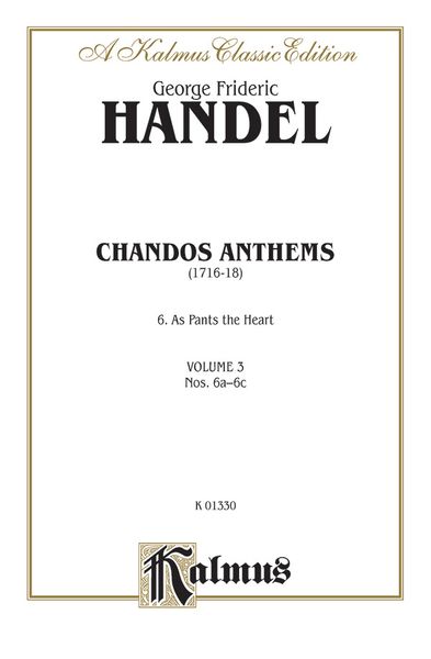 Chandos Anthem No. 6 : As Pants The Hart.