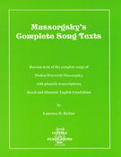 Mussorgsky's Complete Song Texts.