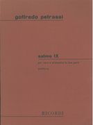 Salmo IX : Per Coro E Orchestra In Due Parti - reduction For Coro and Piano.