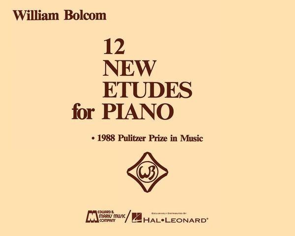 12 New Etudes : For Piano.