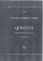 Quintett, Op. 19 Nr. 3 : Für Flöte, Viola und Streichtrio.