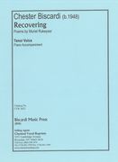 Recovering : For Tenor Voice and Piano Accompaniment.