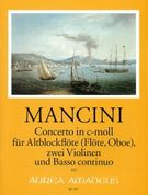 Concerto In C-Moll : Für Altblöckflöte (Flöte, Oboe), 2 Violinen und Basso Continuo.