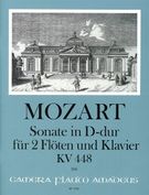 Sonate In D-Dur : Für 2 Flöten und Klavier, K. 448 / edited by Elisabeth Weinzierl & Edmund Wächter.