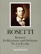 Konzert : Für Klarinette und Orchester Nr. 2 In Es-Dur, Rwv C63 / edited by Johannes Moesus.