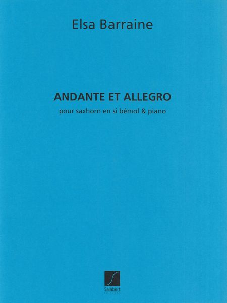 Andante Et Allegro : For Saxophone and Piano.