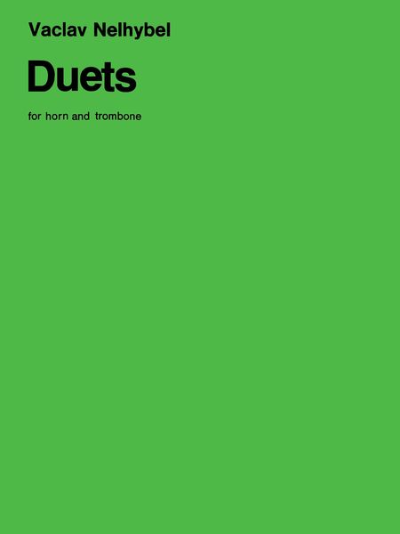 Duets : For Horn and Trombone.