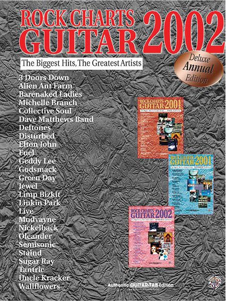 Rock Charts Guitar 2002 Deluxe Annual Edition.