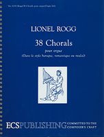 38 Chorales : Pour Orgue (Dans le Style Baroque, Romantique Ou Modal).