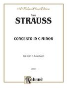 Concerto In C Minor : For Horn In F and Piano.