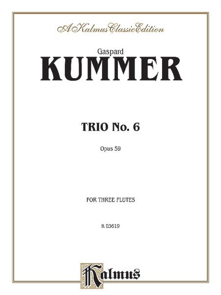 Trio No. 6, Op. 59 : For Three Flutes.