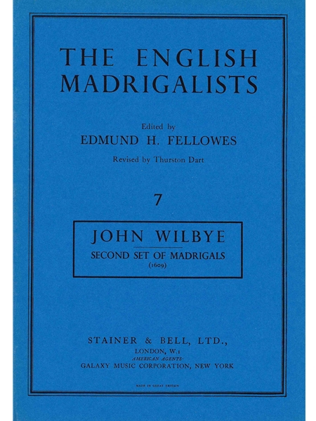 Second Set Of Madrigals (1609).