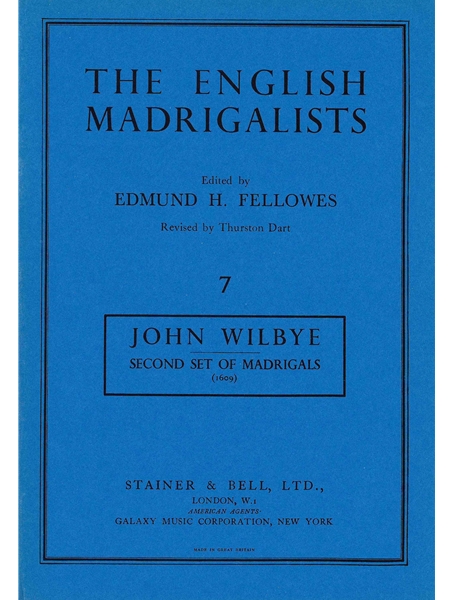 Second Set Of Madrigals (1609).