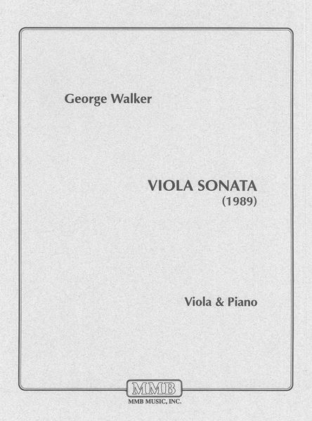 Viola Sonata : (1989).
