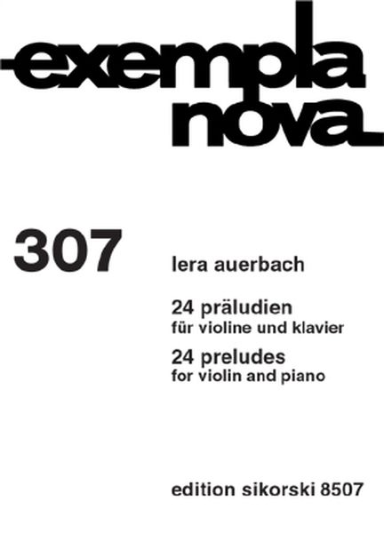 24 Präludien : Für Violine und Klavier (1999/2003).