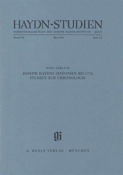 Haydn-Studien, May 1996.