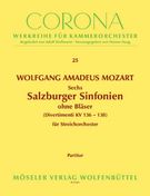 3 Salzburger Sinfonien Ohne Bläser.