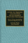 Guide To Writing Collection Development Policies For Music.