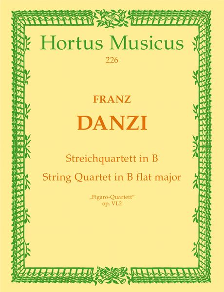 Streichquartett B-Dur (Figaro-Quartett), Op. 6/2.