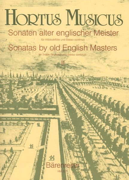 Sonatas by Old English Masters, Vol. 3.