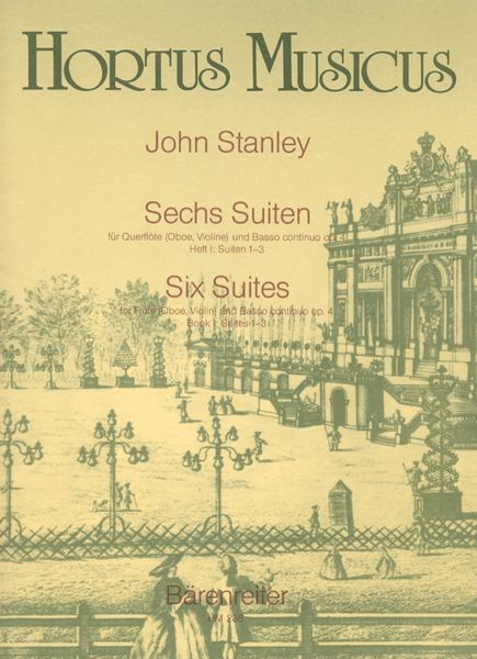 Six Suites, Op. 4 : For Flute and Basso Continuo - Vol. 1 : Suites Nos. 1-3.