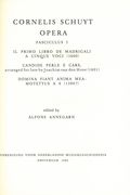 Opera, Vol. 1 : Il Primo Libro De Madrigali A Cinque Voci (1600).